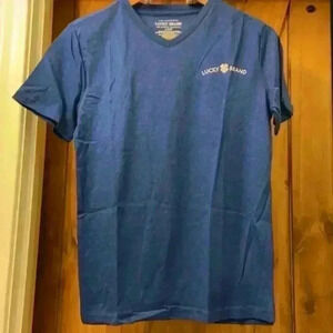 Lucky Brand Youth Tee Shirt Marine Blue-Large